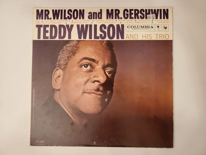 Teddy Wilson and His Trio Mr. Wilson and Mr. Gershwin vinyl record
